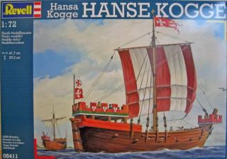 Revell 1 72 Scale Hansa Kogge Elbing Hanseatic Cog Merchant SHIP