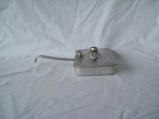 Vintage Silent Butler Ashtray Hammered Aluminum USA made by