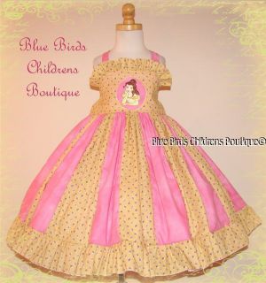 Disney Beauty and the Beast Belle Dress BBCB Boutique Pageant Party 3T