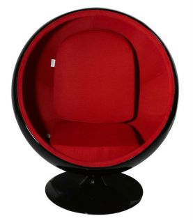 Retro Eero Aarnio Style Iconic Ball Chair New Globe Pod Egg Shell