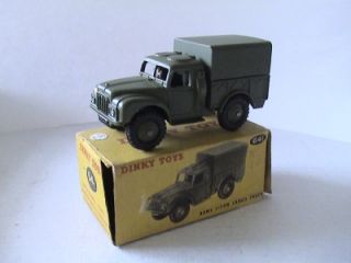 dinky toys no 641 army 1 ton cargo truck mib