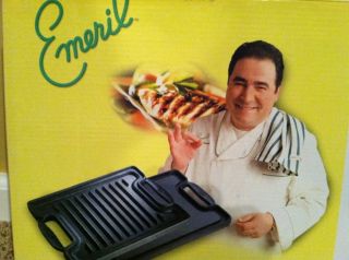 Emeril All Clad Cast Iron Double Griddle Skillet