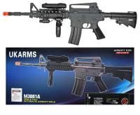 UKARMS M16 M4 AEG Full Simi Auto Electric RIS Airsoft Assault Rifle