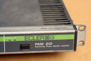ECLER PAM210 SWITCHING POWER MOSFET AMPLIFIER