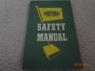 1959 Atlantic City Electric Co Safety Manual