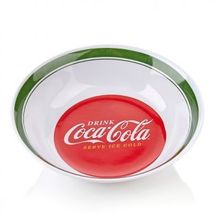  & Glassware Table Linens Place Mats Coca Cola 10 Round Serving Bowl