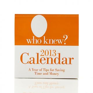 Who Knew? 2013 Calendar with 365 Days of Amazing Tips