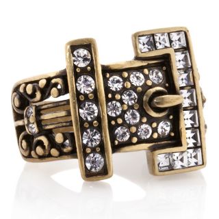 Jewelry Rings Band Wide Heidi Daus Armour Intrigue Buckle Band