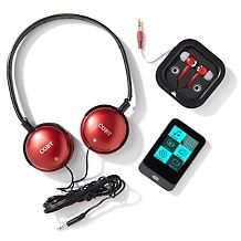 Coby 8GB Touchscreen Media Player with Earbuds and Headphones   Blue