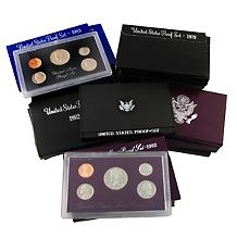 first 25 years of s mint proof sets 1968 to 1992 price $ 299 95 rating