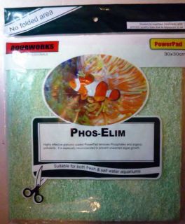 aquaworks powerpad phos elim filter media pad for fresh and salt