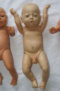 Emson 1988 Anatomically Correct Baby Dolls Triplets 2 Girls 1 Boy