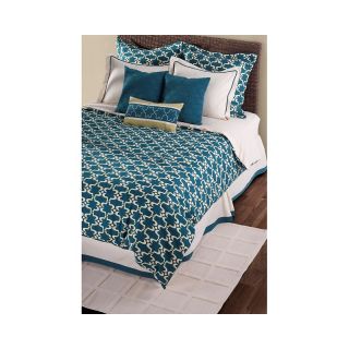 Rizzy Home Teal 10 piece Duvet Set   King