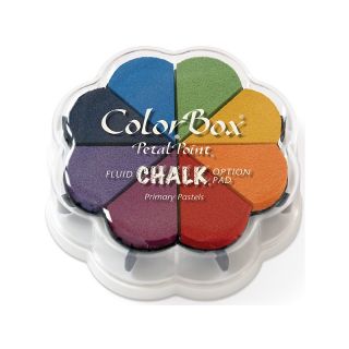 Fluid Chalk Petal Point Ink Pads   Primary Pastels