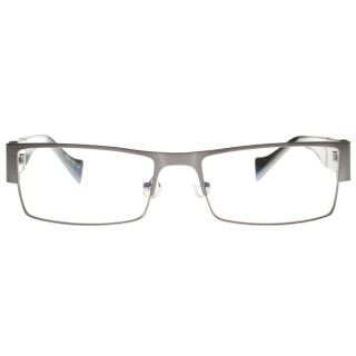  eyeglasses. This Ed Hardy eyeglasses features a rectangle Matel frame
