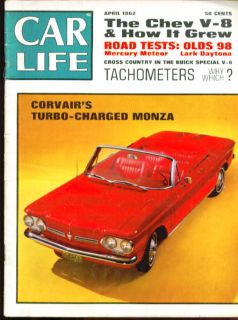 Car Life Olds 98 Lark Corvair Monza Meteor Buick 4 1962