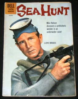 Sea Hunt 8 Dell Comics 1961 Lloyd Bridges Cover