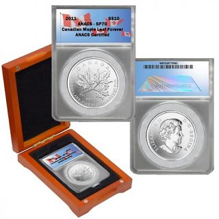 Coin Collector 2011 SP70 ANACS Canada Maple Leaf $10 Silver Coin