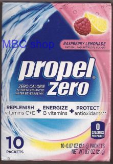  Gatorade Propel Zero Energy Powder Drink Mix Sticks Beverage