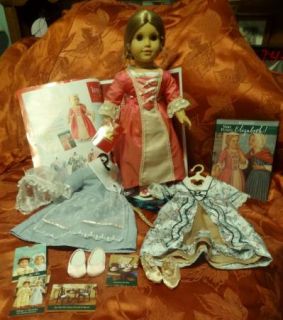 Retired American Girl Elizabeth Doll Lot w 3 Retired Outfits Book