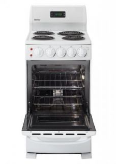  DER2099W 20 Freestanding Electric Range with 4 Coil Burners