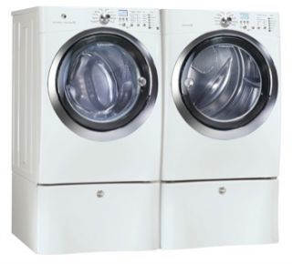 Electrolux White Front Load Washer and Electric Dryer Laundry Set w