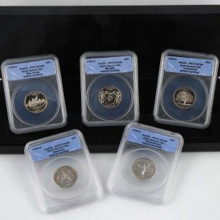 1999 US State Quarter, PR70 DCAM ANACS   5 coin Set