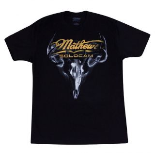 Mathews Solocam Bow Enforcer Black Short Sleeve Fitted T Shirt
