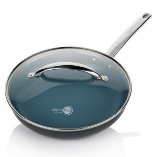 Todd English Hard Anodized by GreenPan™ 10 Frypan with Lid