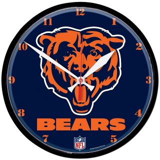  Pro Football Fan Chicago NFL Team 12 3/4 Round Clock   Bears