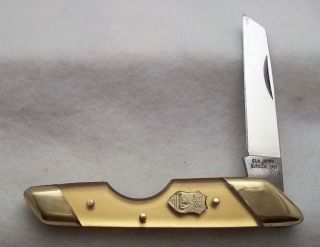 Taylor Cutlery Elk Horn Gold Handle Shark Knife