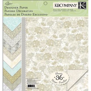Company Elegance Designer Paper Pad 12X12   36 Double Sided Sheets