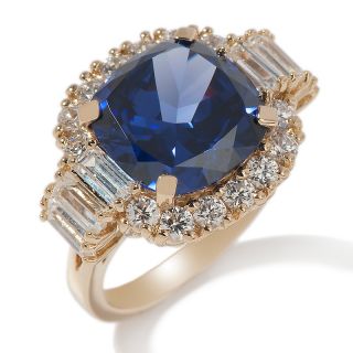 Absolute 13.37ct Absolute™ Simulated Tanzanite Cocktail Ring