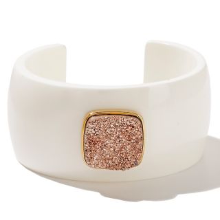  square cut drusy resin cuff bracelet rating 13 $ 39 90 s h $ 5 95 