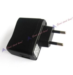 EU Plug USB AC DC Power Supply Wall Charger Adapter  MP4 DV Charger