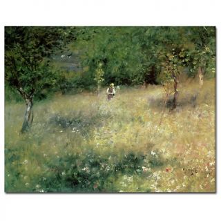  Renoir Spring at Catou Canvas Art Print   19 x 14
