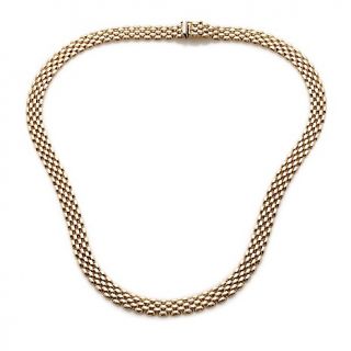  Necklaces Chain 14K Gold 6.5mm Polished Panther Link 17 Necklace
