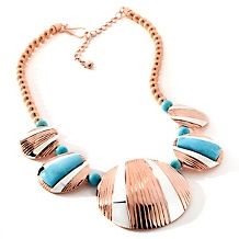 jay king turquoise copper disc 18 necklace d 2012051810264096~175726