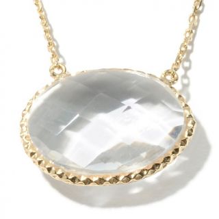  Jewelry Necklaces Drop Technibond® Faceted Gemstone Drop 18 Necklace