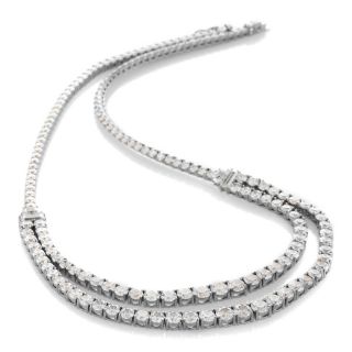  Statement Jean Dousset 26.8ct Absolute™ Double Row 18 Necklace