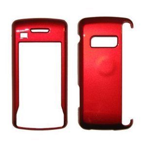 For LG enV Touch Premium Case Cover Shell Red