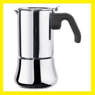 Stove Top Stainless Steel Espresso Coffee Maker 6 Cpnew