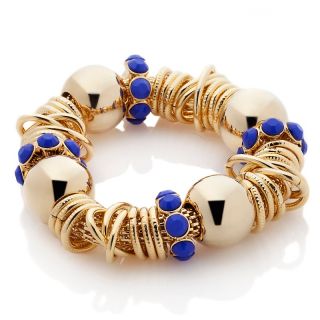  vault metal bead and stone stretch bracelet rating 1 $ 23 95 s h