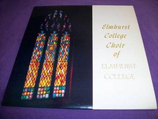 Elmhurst College Choir T Howard Krueger Century 23681