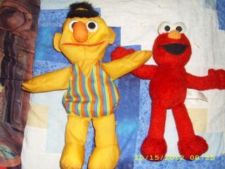 Sesame Street Elmo Bert plush toys