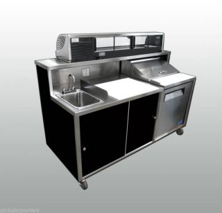  Stainless Steel Self Contained Portable Sushi Bar