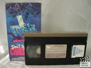 DonT Open Till Christmas VHS Edmund Purdom