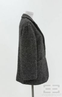 Etoile Isabel Marant Dark Grey Wool Double Breasted Coat Size 0