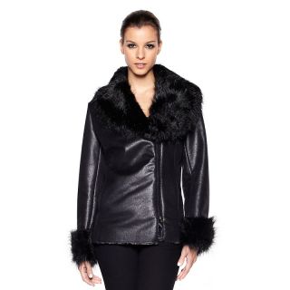 IMAN Platinum Collection Dramatic Faux Fur Luxe Jacket at