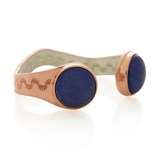 Jay King Lapis Copper and Sterling Silver Cuff Bracelet at